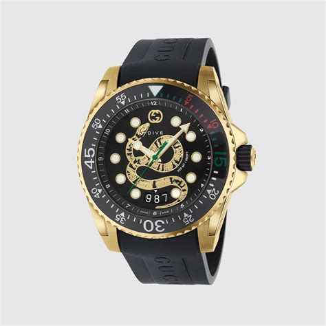 gucci dive montre|gucci watch with snake.